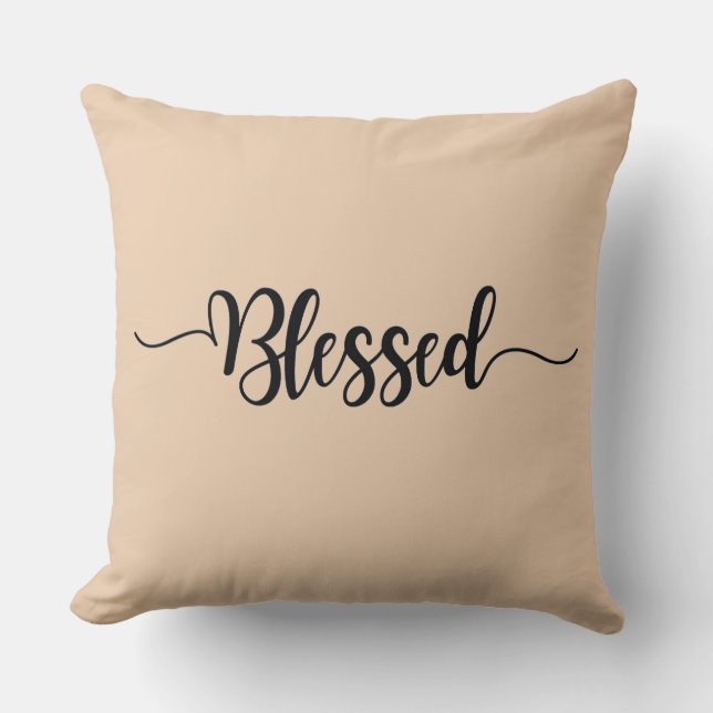 Oreiller à lancer béni (Recto)