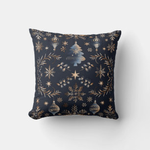 Oreiller à lancer bleu hiver