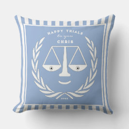 Oreiller à lancer cadeau d'avocat personnalisé