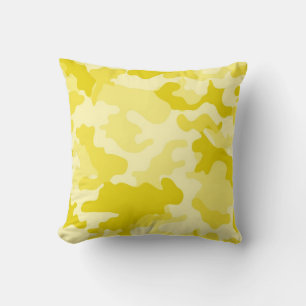 Oreiller à lancer Camo Jaune clair
