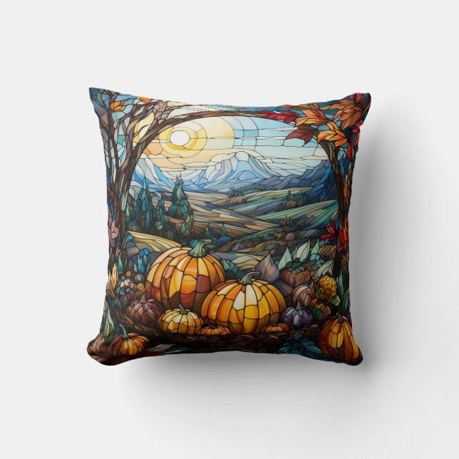 Oreiller à lancer d'automne (Recto)