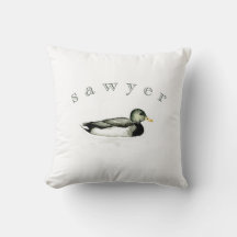 Oreiller à lancer de canard à Majard personnalisé
