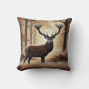 Oreiller à lancer de cerfs d'automne