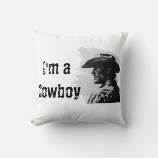 Oreiller à lancer de cowboy occidental | Cadeaux p