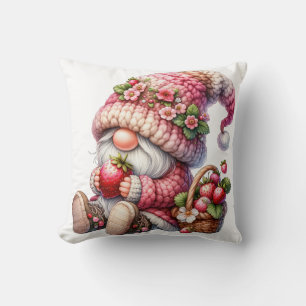 Oreiller à lancer de fraises Gnome