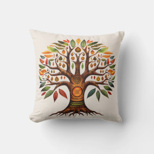 Oreiller à lancer de l'arbre Kwanzaa