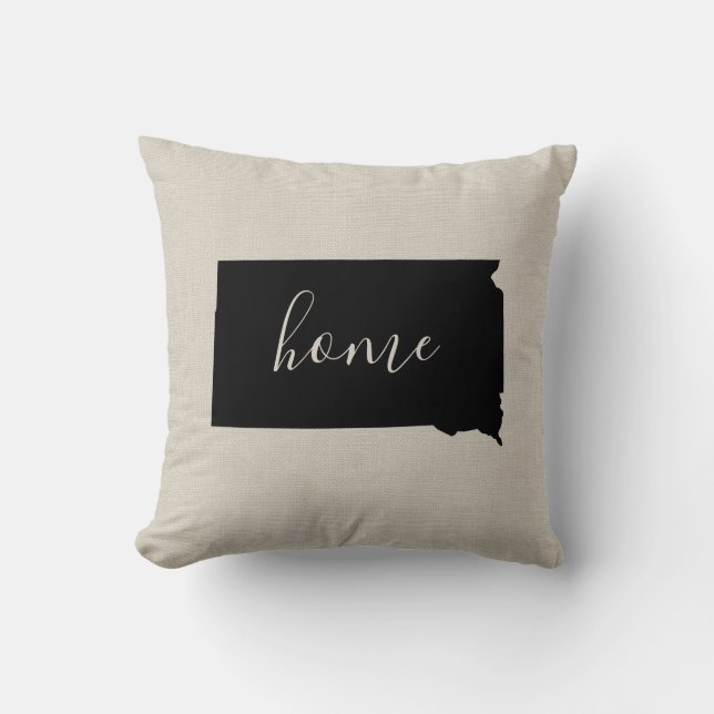 Oreiller à lancer de l'État du Dakota du Sud (Recto)