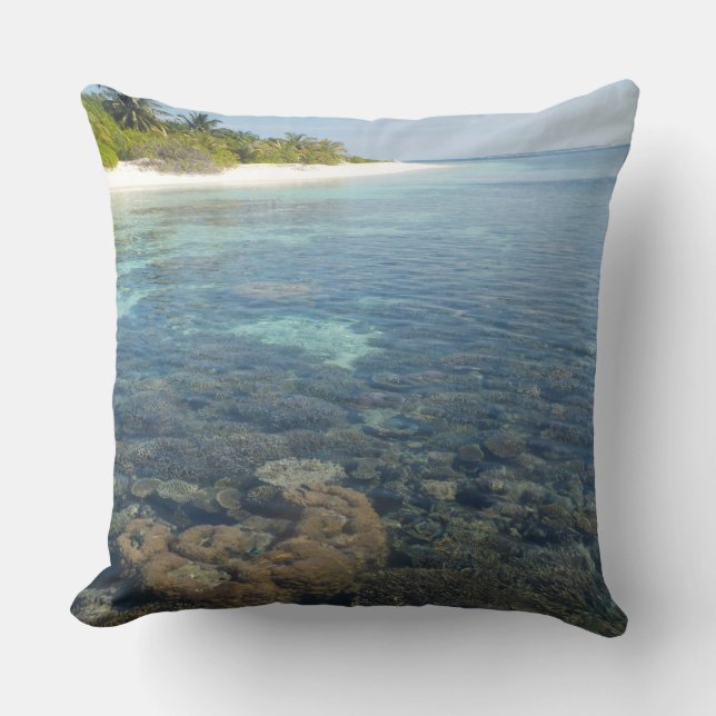 Oreiller à lancer de l'île tropicale (Recto)
