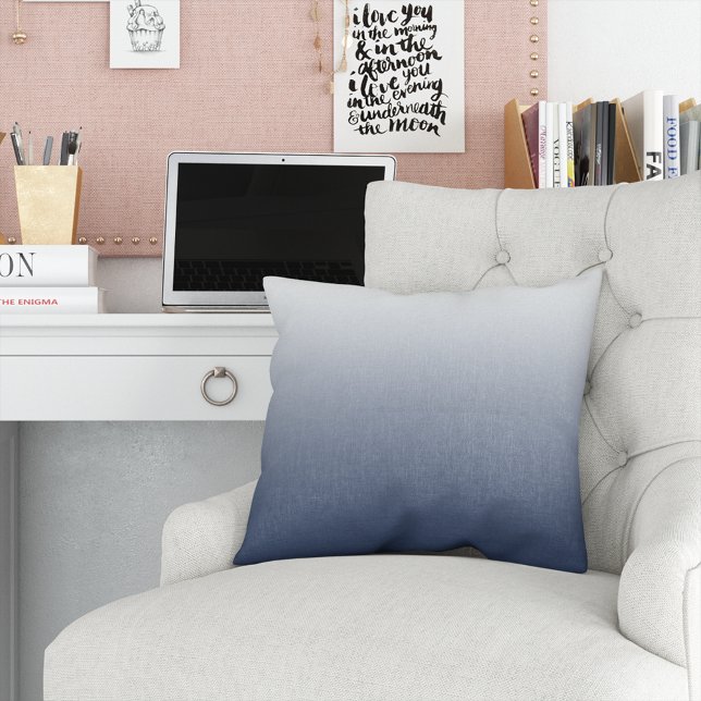 Oreiller à lancer de l'ombre de dégradé de la mari (Créateur téléchargé)