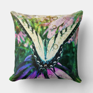 Oreiller à lancer de papillon Swallowtail