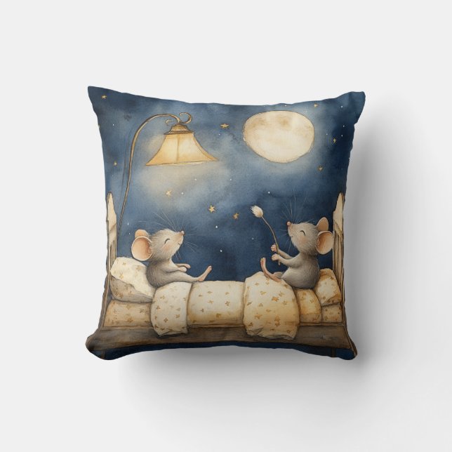Oreiller à lancer de souris au coucher (Recto)