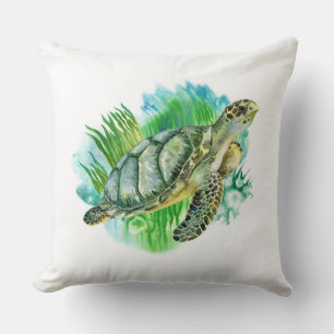 Oreiller à lancer de tortue de mer