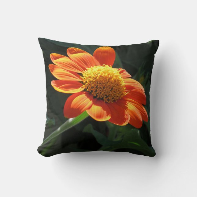 Oreiller à lancer de tournesol mexicain (Recto)