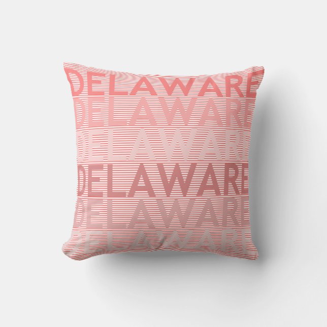 Oreiller à lancer Delaware (Recto)