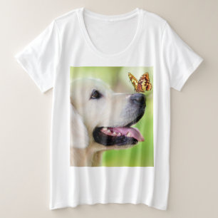 Oreiller À Lancer Du Labrador Et Du Papillon