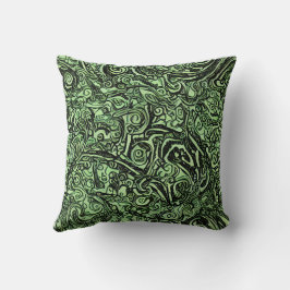 Oreiller à lancer Enigma vert