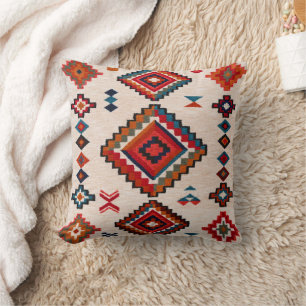 Oreiller à lancer géométrique oriental marocain