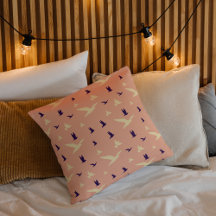 Oreiller à lancer inspiré des oiseaux de vol libre