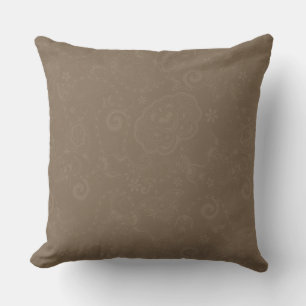 Oreiller à lancer Motif Brown hawaïen