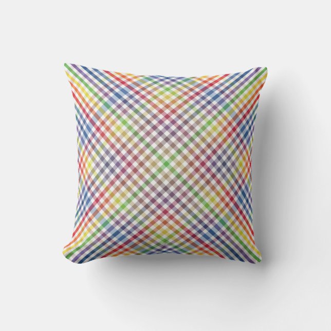 Oreiller à lancer Motif coloré (Recto)