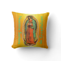 Oreiller à lancer Nuestra Señora de Guadalupe