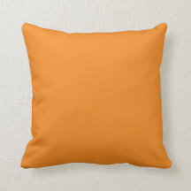 Oreiller à lancer orange solide