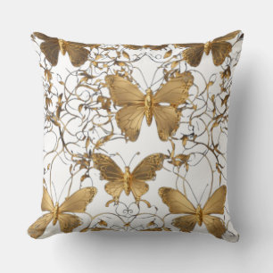 Oreiller à lancer papillon d'or :
