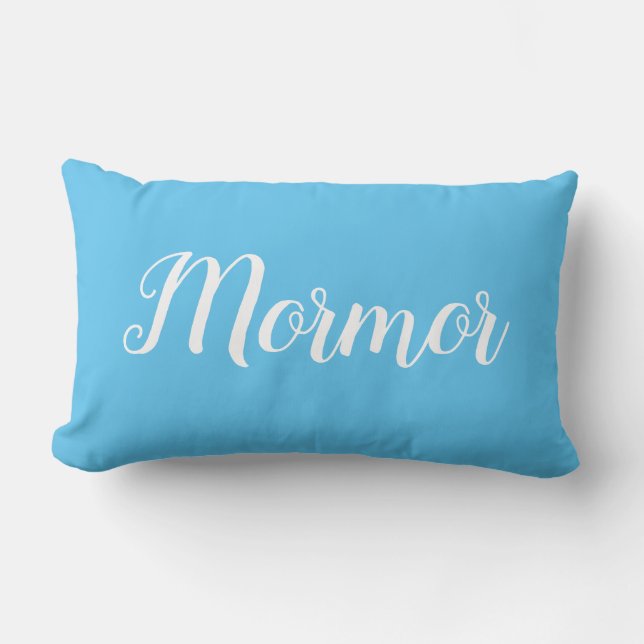 Oreiller à lancer personnalisé pour grand-mère Mor (Recto)