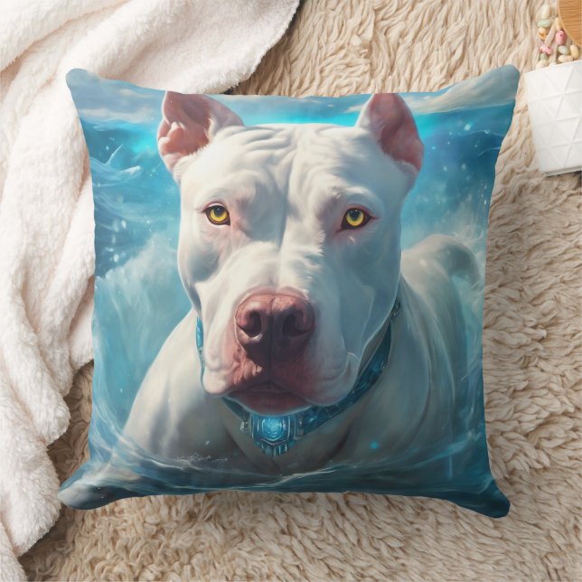 Oreiller à lancer Pitbull (Couverture)