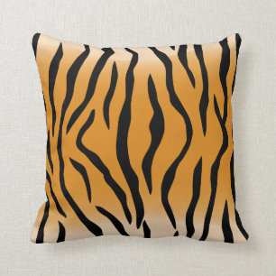 Oreiller à lancer pour Motif d'impression de tigre
