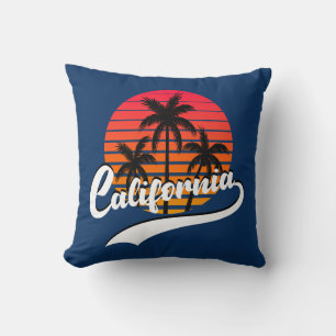 Oreiller à lancer rétro Californie
