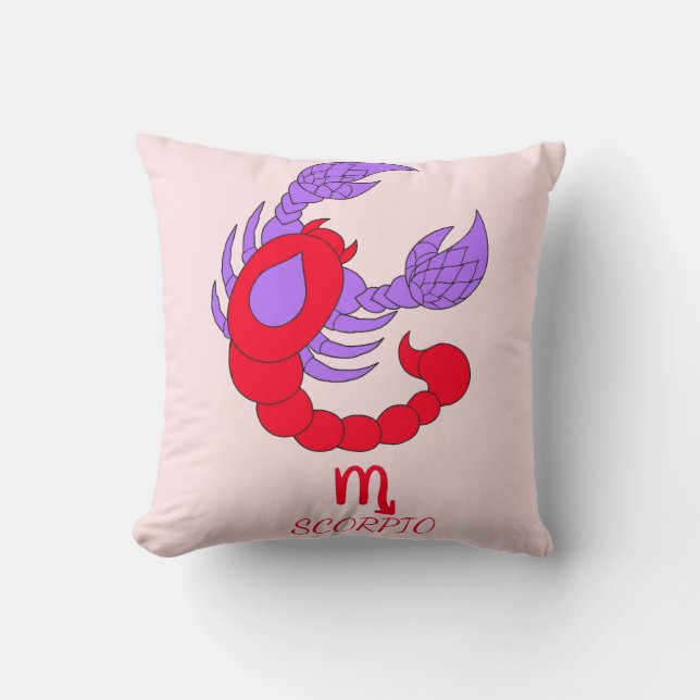 Oreiller à lancer réversible Scorpio (Recto)