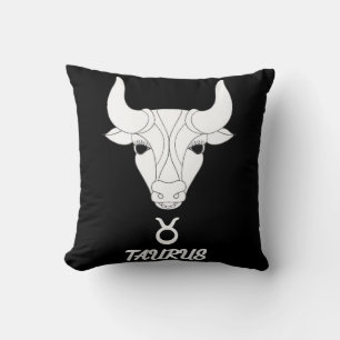 Oreiller à lancer réversible Taurus Silhouette