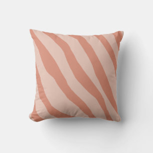 Oreiller à lancer rose Motif Zeba