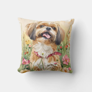Oreiller à lancer Shih Tzu