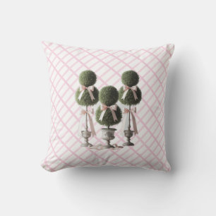 Oreiller à lancer Trellis Rose