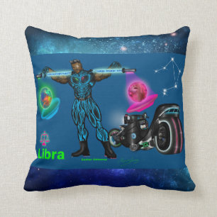 Oreiller à lancer Zodiac Universe-Libra