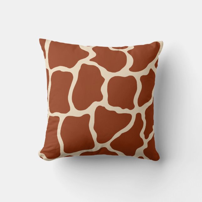 Oreiller à motif girafe (Recto)