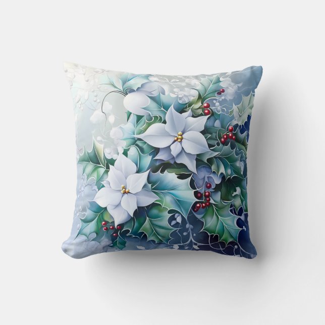 Oreiller bleu hiver (Recto)