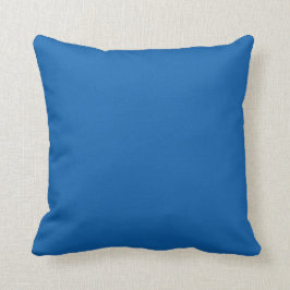 Oreiller bleu solide