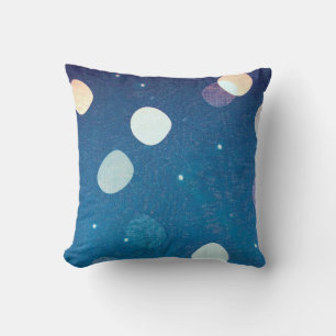 Oreiller bleu teint Indigo japonais