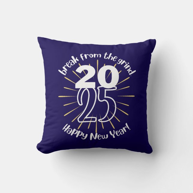 Oreiller Bonne Année 2025 (Recto)