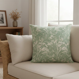 Oreiller botanique floral Art William Morris