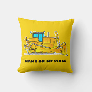 Oreiller Bulldozer, Cadeau de Construction Personn