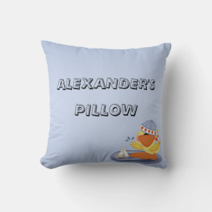 Oreiller Canard Mignon Et Voilier