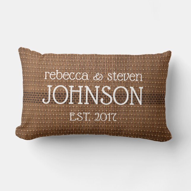 Oreiller Couple Thlow Personnalisé (Recto)