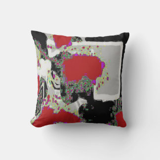 oreiller d'art abstrait