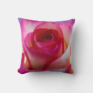 Oreiller d'art élégant à la rose florale vintage