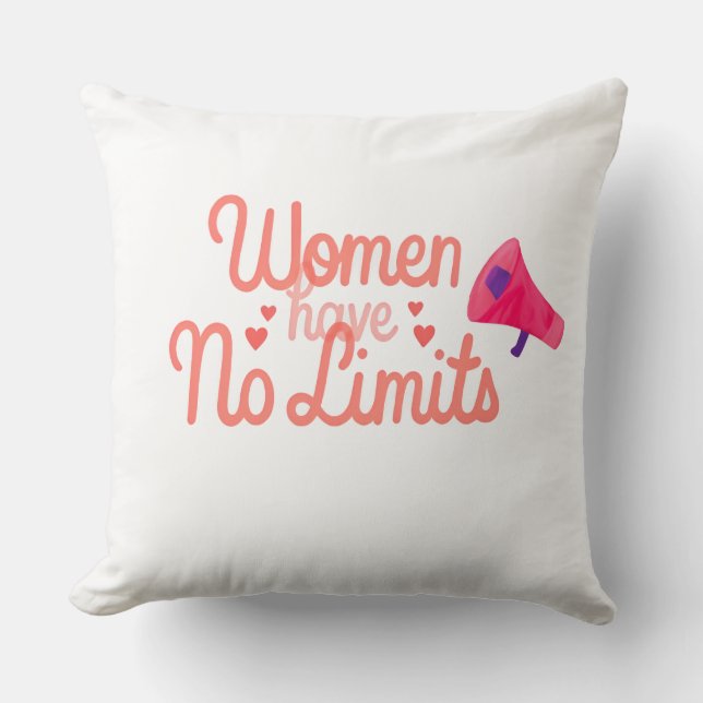 Oreiller d'autonomisation des femmes – Coussin de  (Recto)