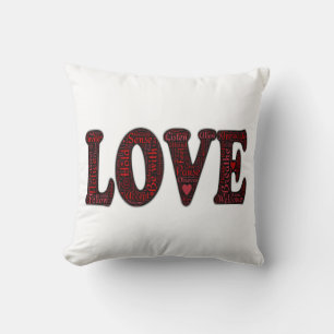 Oreiller de coton de qualité A / Amour